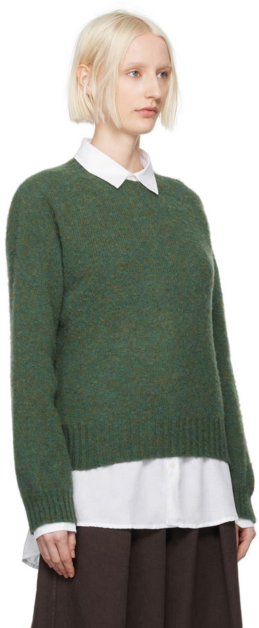 Pleteni pulover YMC Jets Relaxed Fit Knitted Sweater Rjava | Q8XAA, 4