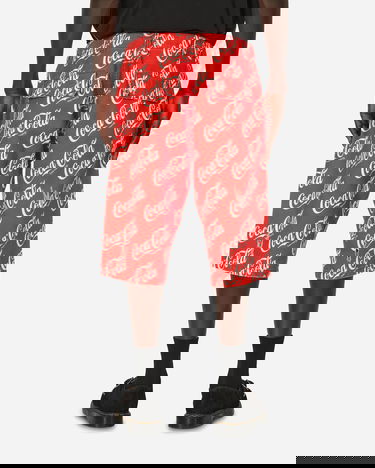 Kratke hlače ERL Printed Canvas Shorts Rdeča | ERL08P003 1, 3