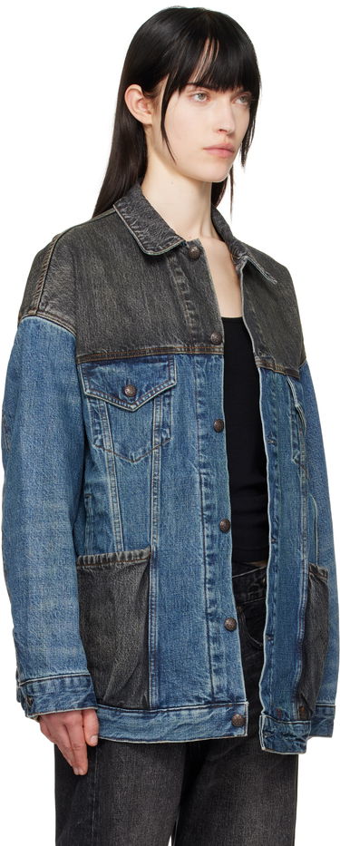 Jakna R13 R13 Lacey Denim Trucker Jacket Modra | R13WD210-D271A, 4