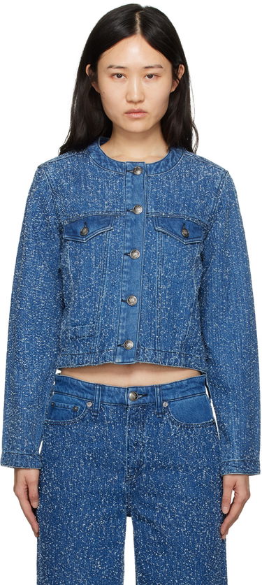 Jakna rag & bone Cora Denim Jacket Modra | WDD24S1438FTMT, 0