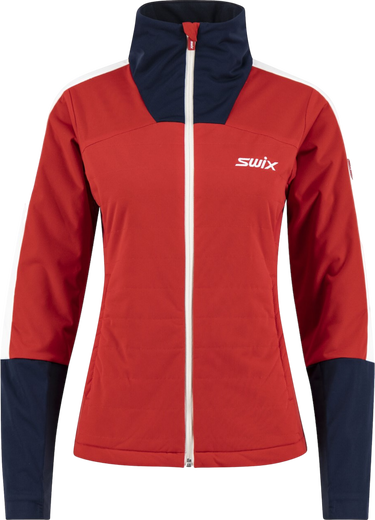 Vetrovka SWIX Swix Blizzard XC Women's Cross-Country Ski Jacket Rdeča | 12976-99990, 0