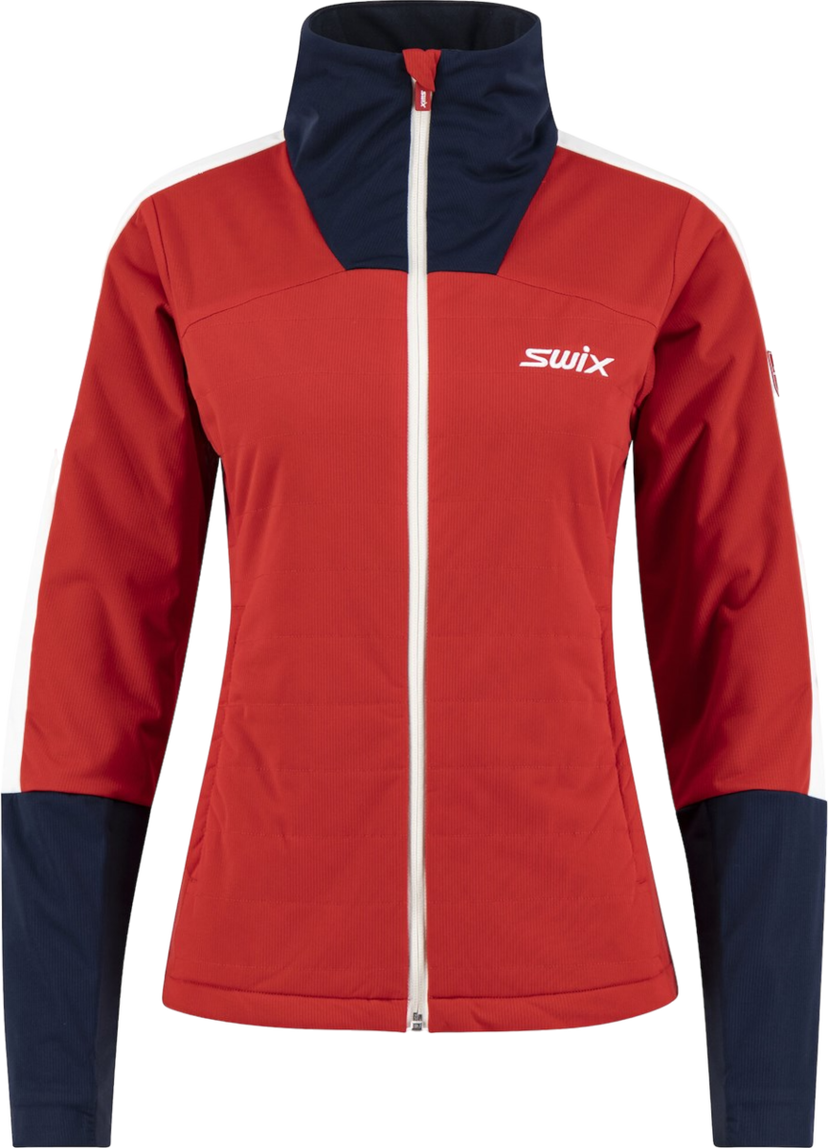 Vetrovka SWIX Swix Blizzard XC Women's Cross-Country Ski Jacket Rdeča | 12976-99990