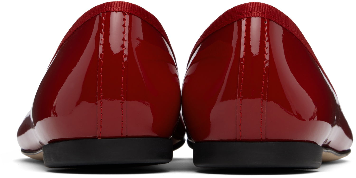 Obleke Repetto Repetto Brigitte Pointy Toe Ballerina Flats Rdeča | V1556V, 1