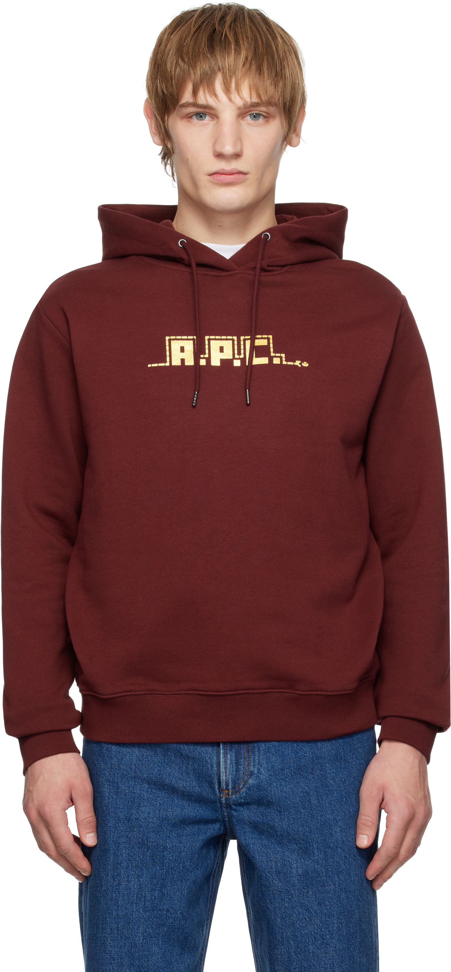 Pulover A.P.C. Snake Graphic Print Hoodie Bordo | COHBY-M27974, 0