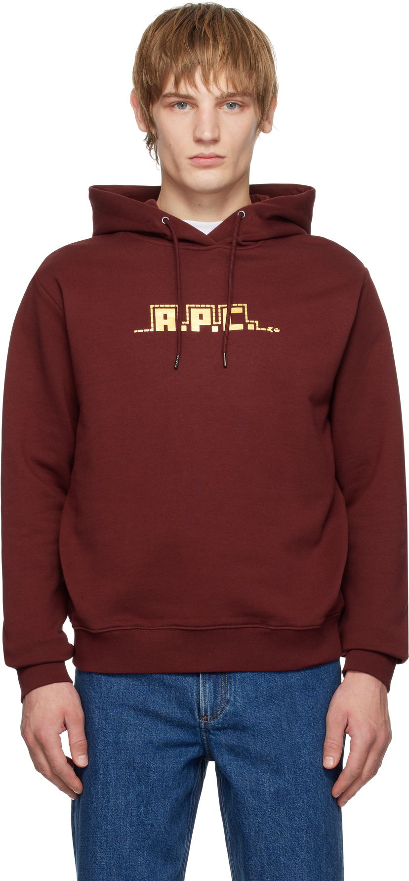 Pulover A.P.C. Snake Graphic Print Hoodie Bordo | COHBY-M27974