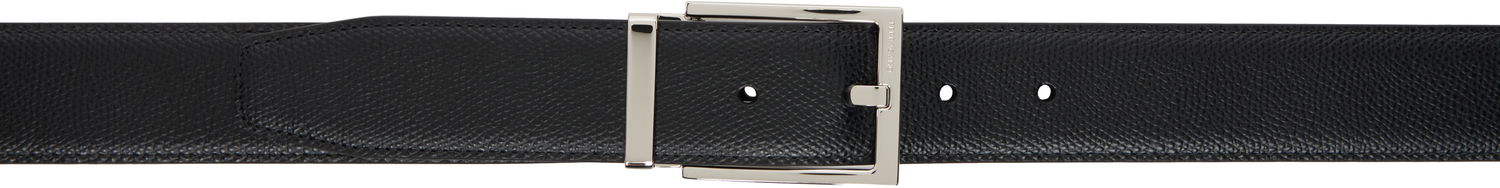 Pasovi FERRAGAMO Reversible Belt With Rectangular Buckle Črna | 675158, 0