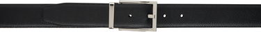 Pasovi FERRAGAMO Reversible Belt With Rectangular Buckle Črna | 675158, 0
