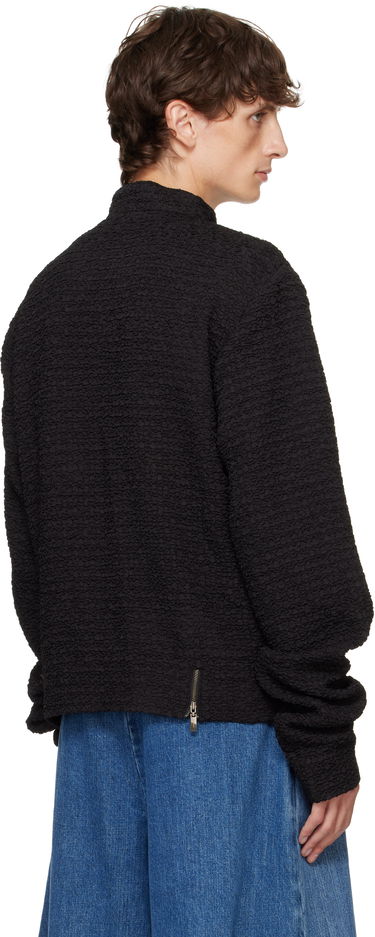 Pulover ADER ERROR Ruga Product. 14 Black Zip-Up Jacket Črna | BN01FWJK0114BK, 2