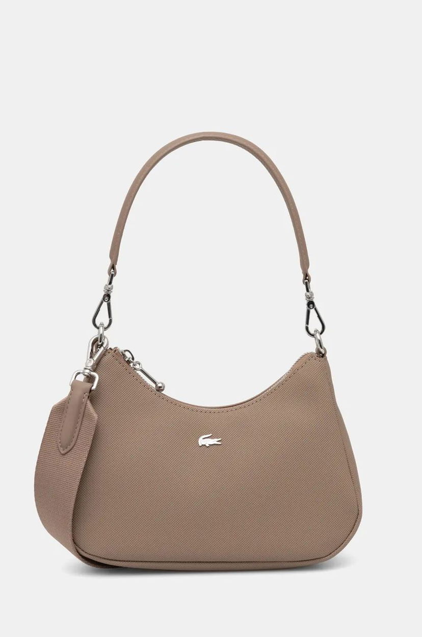 Torba za čez ramo Lacoste Beige Shoulder Bag Bež | NF4756DZ