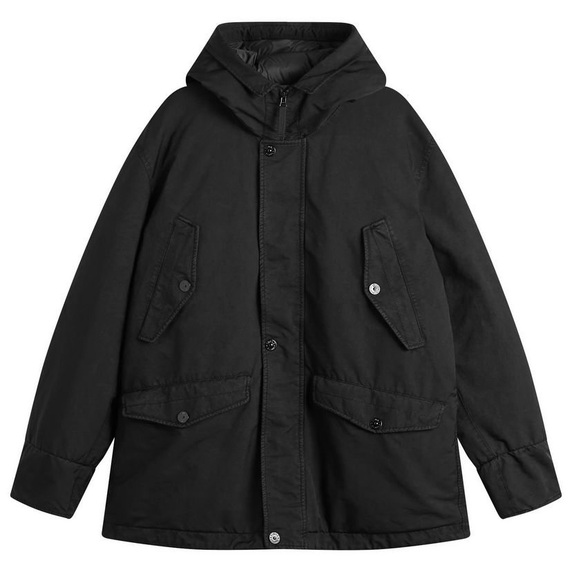 Parka Stone Island Ghost David-TC Parka Jacket Črna | K2S154100108-V0029
