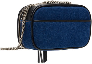 Torba za čez ramo Marc Jacobs Marc Jacobs 'The Denim Chain Snapshot' Crossbody Bag Modra | 2F4HCR027H05, 2
