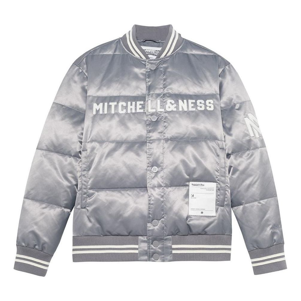 Bomber jakna Mitchell & Ness Mitchell & Ness Down Varsity Jacket Siva | MNSYAWTODJ025-GRY, 0