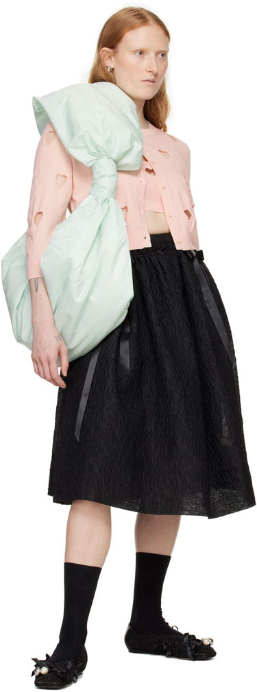 Uhani Simone Rocha Simone Rocha Mini Bell Charm Hoop Earrings Kovinski | ERG393 0904, 3