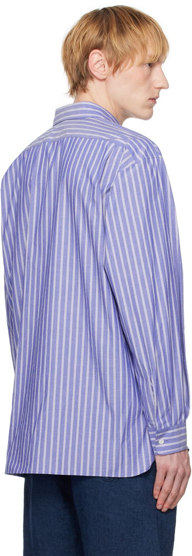 Srajce The Row The Row Bresson Striped Button-Down Shirt Modra | 916-W3584, 2
