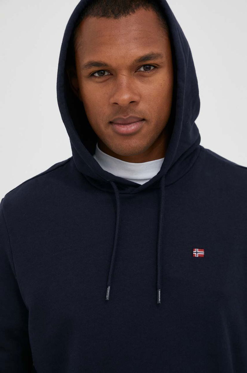Pulover Napapijri Navy Blue Hoodie Mornarica | NP0A4FQV1761