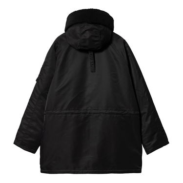 Parka Carhartt WIP Hooded Parka with Faux-Fur Lining Črna | I033929_9, 9