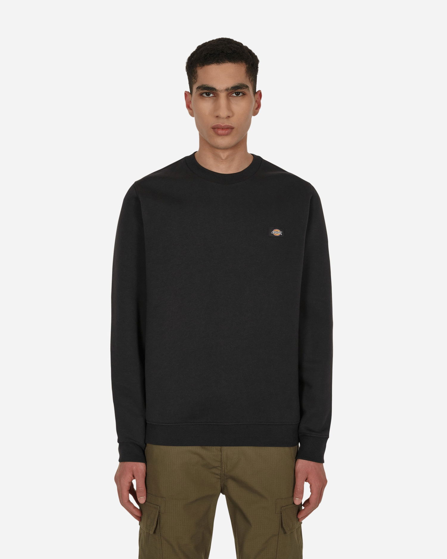 Pulover Dickies Oakport Crewneck Sweatshirt Črna | DK0A4XCE BLK1, 0