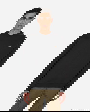 Pulover Dickies Oakport Crewneck Sweatshirt Črna | DK0A4XCE BLK1, 0