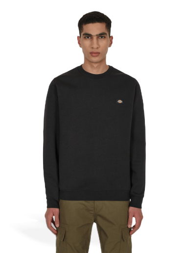 Pulover Dickies Oakport Crewneck Sweatshirt Črna | DK0A4XCE BLK1