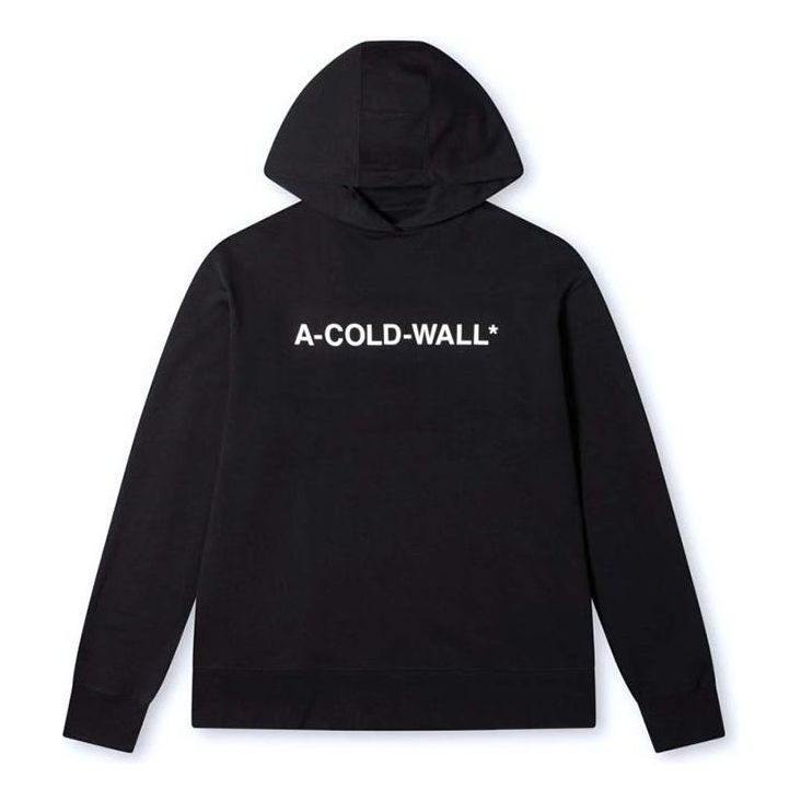 Pulover A-COLD-WALL* Essential Logo Hoodie Črna | ACWMW083-BLACK