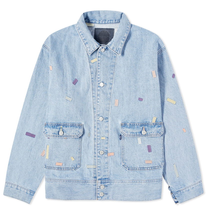 Jakna Levi's Levi's Vintage Clothing Utility Trucker Jacket Modra | A7150-0002