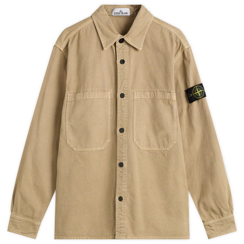 Srajce Stone Island Old Effect Garment Dyed Overshirt Bež | K2S151200025-V019A