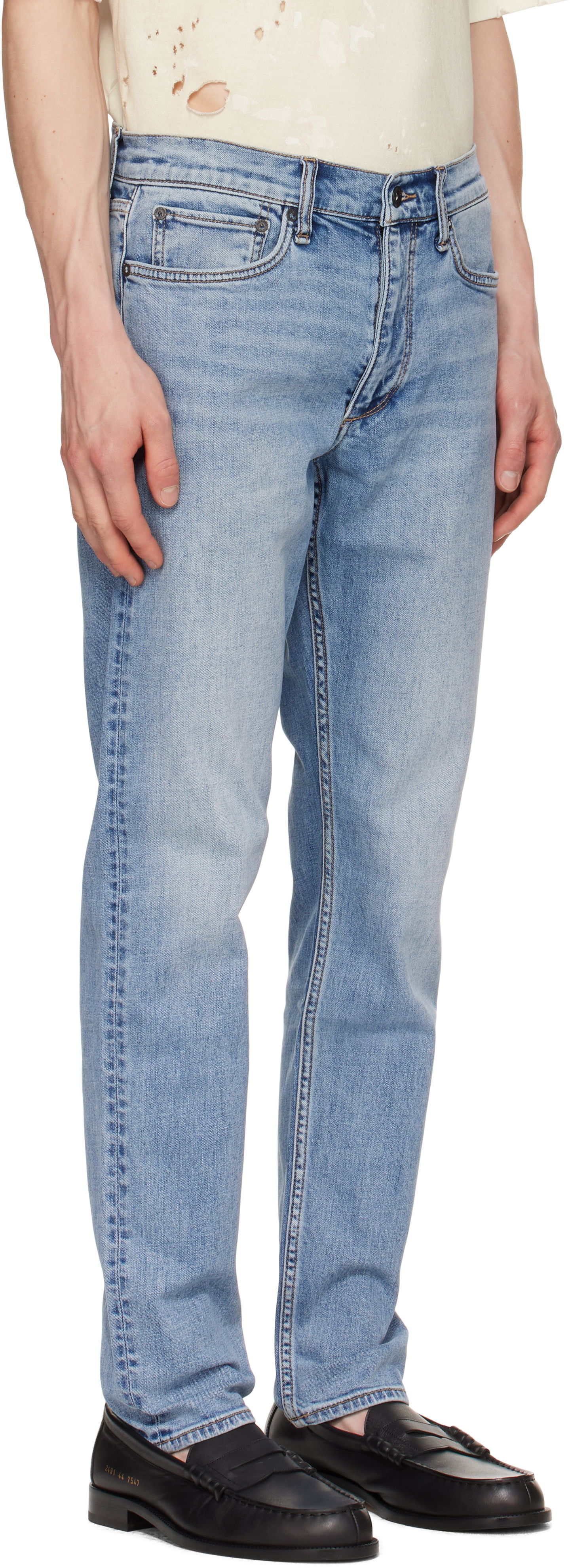 Kavbojke rag & bone rag & bone Fit 2 Authentic Stretch Jeans Modra | MED25P1223ASFV, 1
