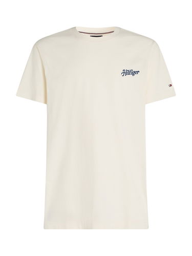 Majica Tommy Hilfiger Tommy Hilfiger Summer Script Logo T-Shirt Bež | MW0MW38643Z00, 4