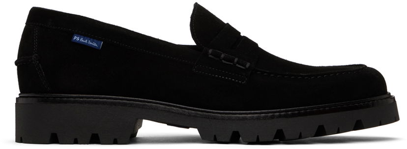 Oblačila Paul Smith PS Paul Smith Suede Bolzano Loafers Črna | M2S-BOL04-MSUE-79