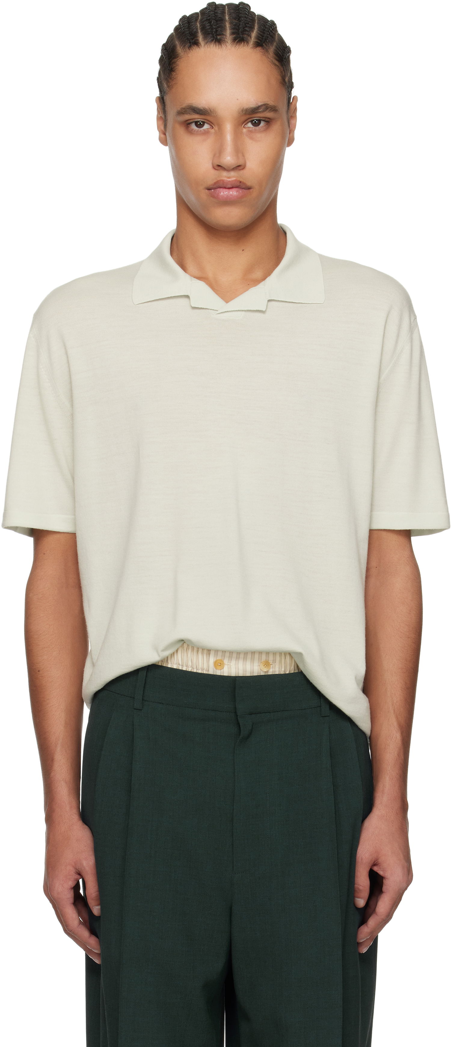 Polo majica The Row The Row Mauro Knit Polo Zelena | 919-Y590, 0
