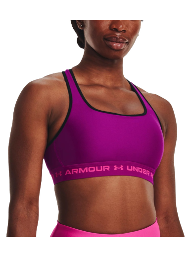 Modrček Under Armour Crossback Mid Bra Lila | 1361034-573