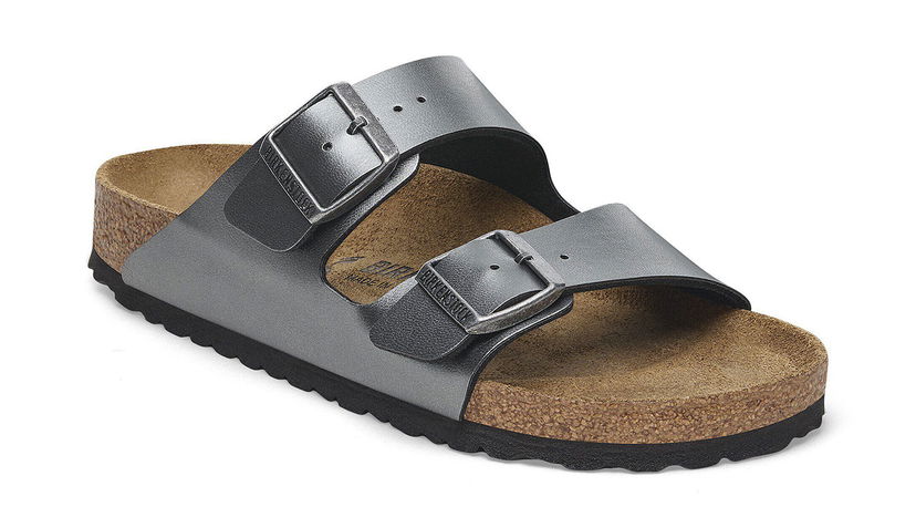 Superge in čevlji Birkenstock Arizona Birko-Flor Regular fit Size 7 Kovinski | 1029233