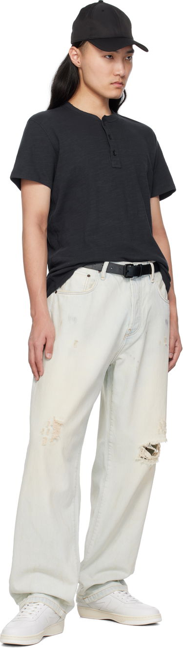 Pasovi rag & bone rag & bone Liam Leather Belt Črna | MIA25SB1001LE01, 2