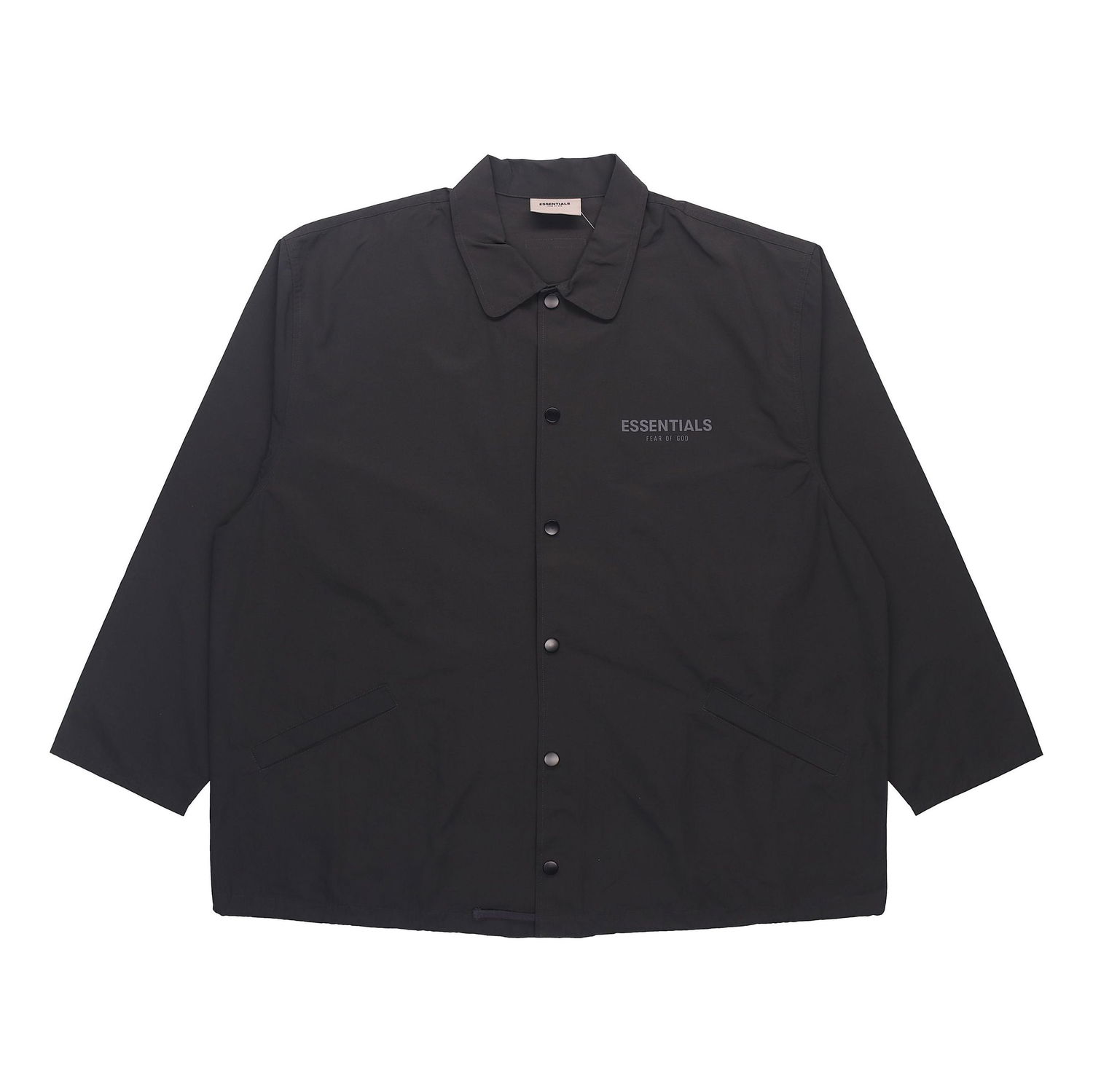 Vetrovka Fear of God Essentials Coaches Jacket Črna | FOG-SS21-628, 0