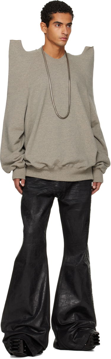 Pulover Rick Owens Concordians Tecsweat Sweatshirt Siva | DU02E7272 FGM, 3