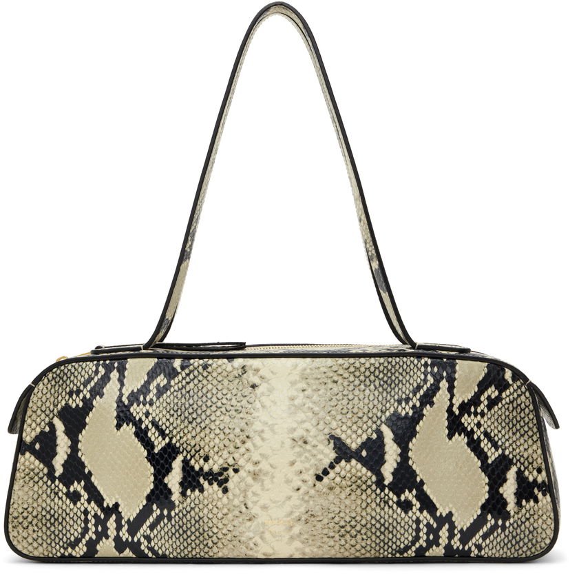 Torbica Khaite KHAITE Simona Snakeskin Shoulder Bag Bež | H2040-803