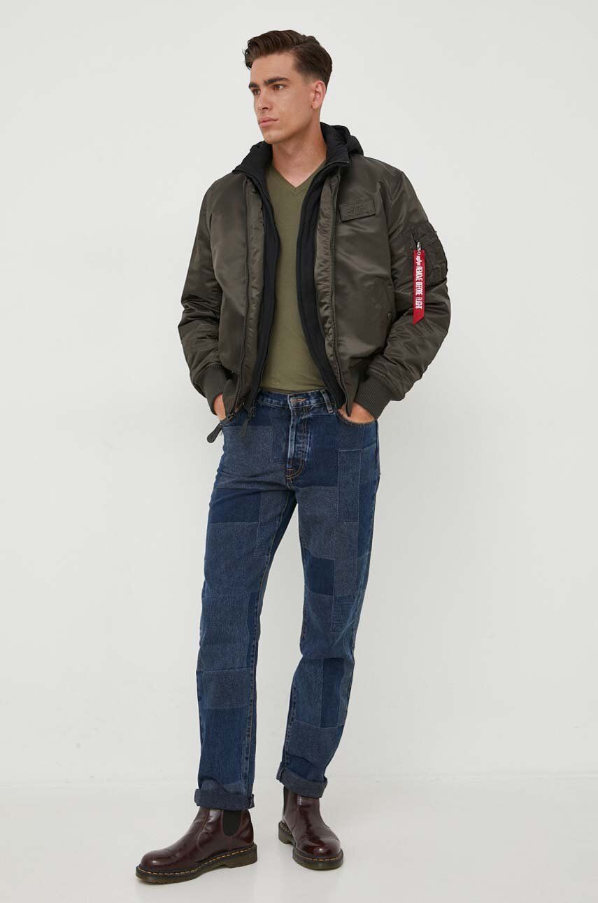 Bomber jakna Alpha Industries MA-1 D-Tec Bomber Jacket Zelena | 183110.413, 1