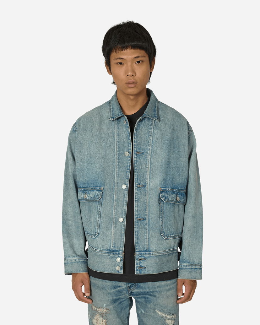 Jakna Levi's Made in Japan Utility Trucker Jacket Blue Turkizna | A7150 0003