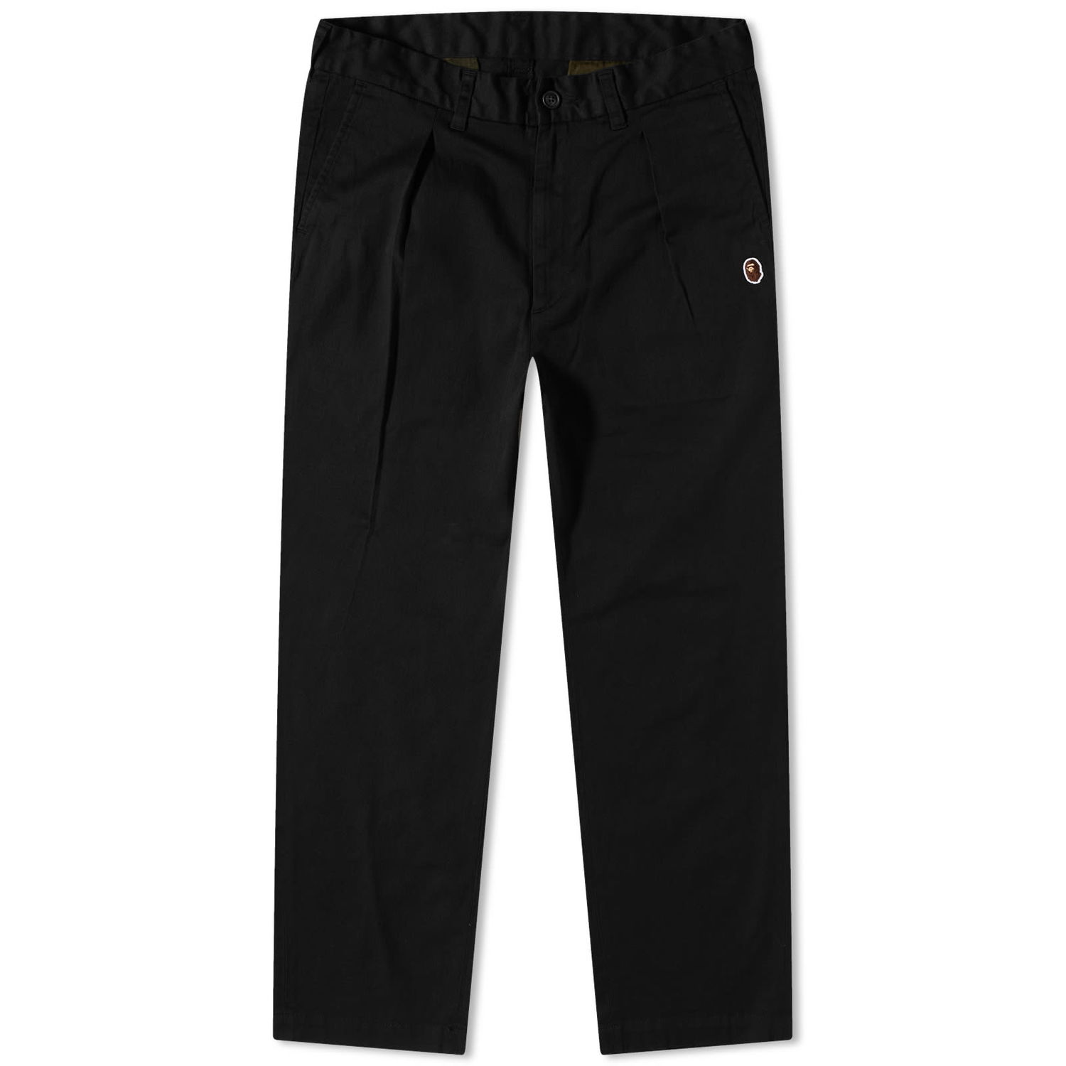 Hlače BAPE One Point Loose Fit Chino Black Črna | 001PTJ301002M-BLK, 0