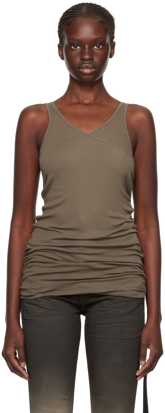 Majica brez rokavov Rick Owens DRKSHDW Double Ziggy Banana Tank Top Siva | DS02C5106 B, 0