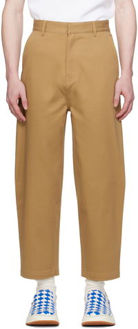 Tapered Cropped Trousers