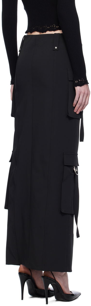Krila Blumarine Blumarine Cargo Maxi Skirt Črna | A344G010A, 2