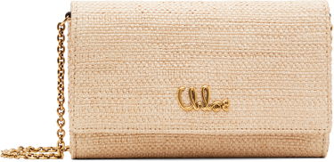 Torba za čez ramo CHLOÉ Chloé Iconic Flap Wallet On Chain Clutch Bež | CH25UP559P19, 0