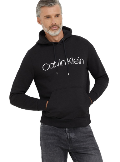 Pulover CALVIN KLEIN Logo Hoodie Črna | K10K104060.NOS
