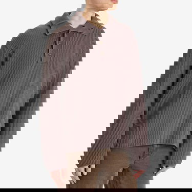 Pleteni pulover OUR LEGACY Our Legacy Navigator Polo, Size Small Rjava | M2253NW, 2