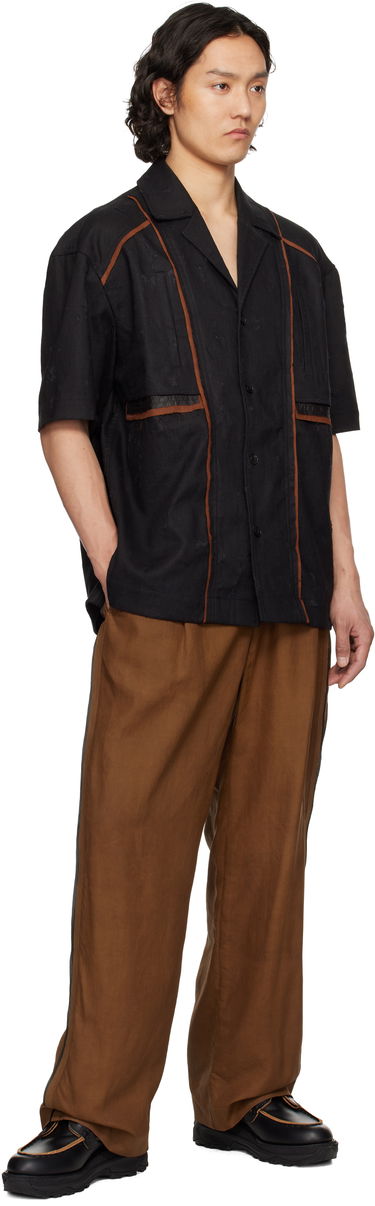 Hlače Feng Chen Wang Feng Chen Wang Silk Trousers Rjava | FENG19TR16, 3