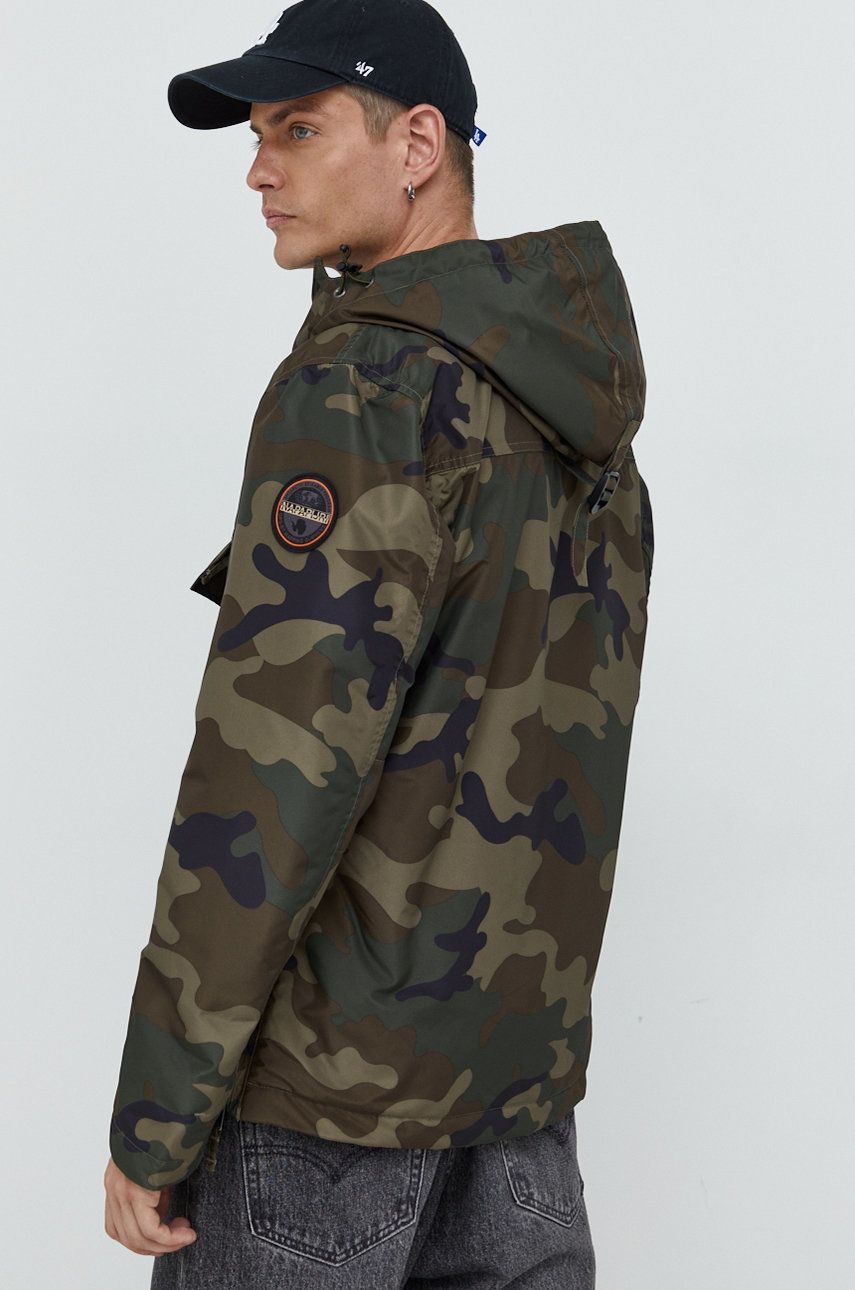 Vetrovka Napapijri RAINFOREST PKT PRT 2 JACKET Zelena | NP0A4GMEF841, 1