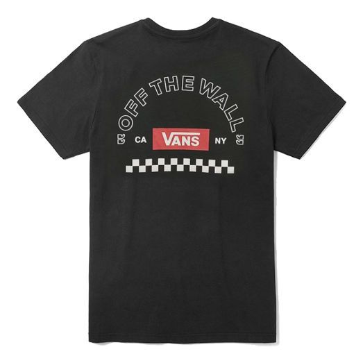 Majica Vans Alphabet Logo Graphic T-Shirt Črna | VN0A48ATBLK