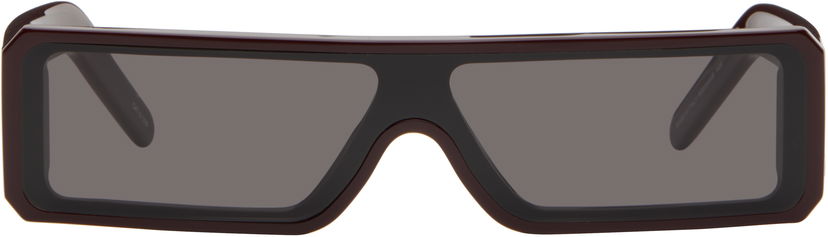Sončna očala Rick Owens Rick Owens Hollywood Geth Sunglasses Bordo | RG0000008 GMGNB