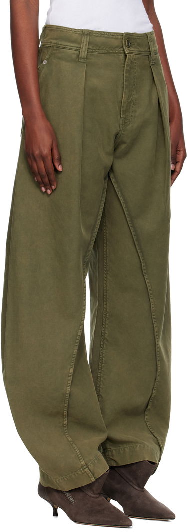Hlače JW Anderson JW Anderson Twisted Seam Trousers Zelena | TR0417-PG1600, 1